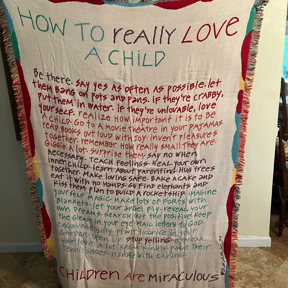 Specialty children’s blanket, wall hanging